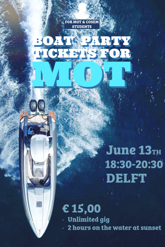 MoT registration Boat Party