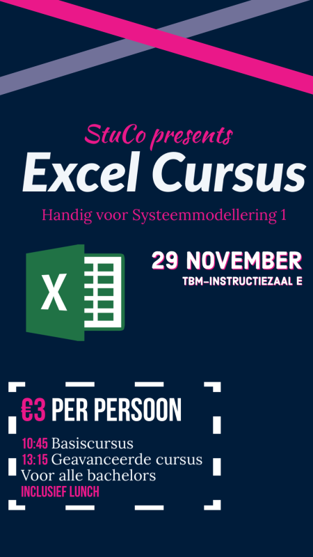 StuCo Presents: Excel Cursus